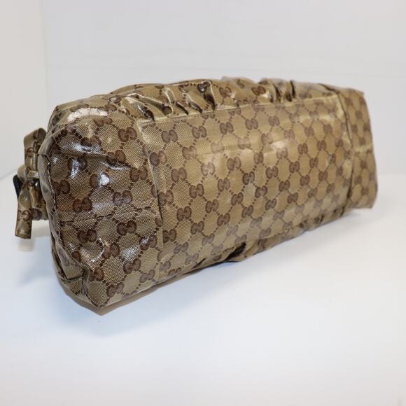 Gucci Hysteria Tote GG Crystal Coated Canvas Brown Monogram - Picture 5 of 9